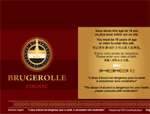 Tablet Screenshot of brugerollecognac.com